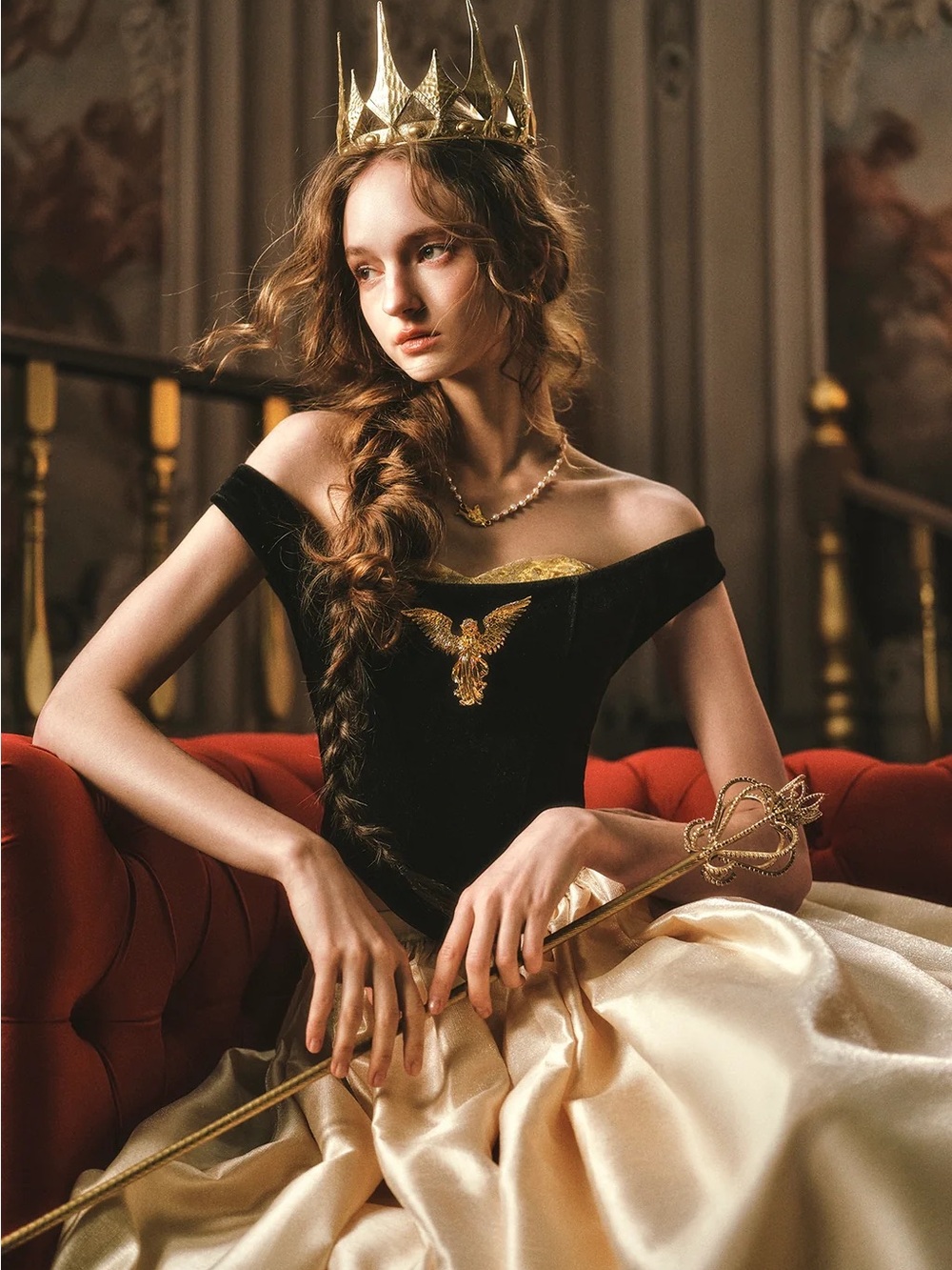NEW LaceMade Golden Eagle Goddess Corset Top - Picture 8 of 16